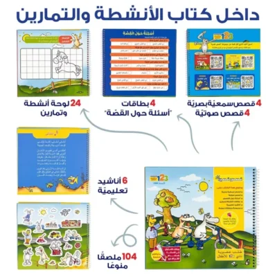⁦حقيبة قصص قصيرة - حقيبة تعليمية وكتب للأطفال باللغة العربية⁩ - الصورة ⁦5⁩