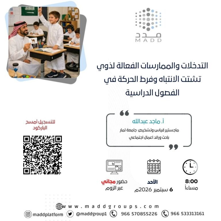 التدخلات والممارسات الفعالة لذوي تشتت الانتباه وفرط الحركة في الفصول الدراسية